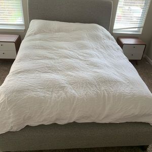 Used Welhome relaxed white duvet cover